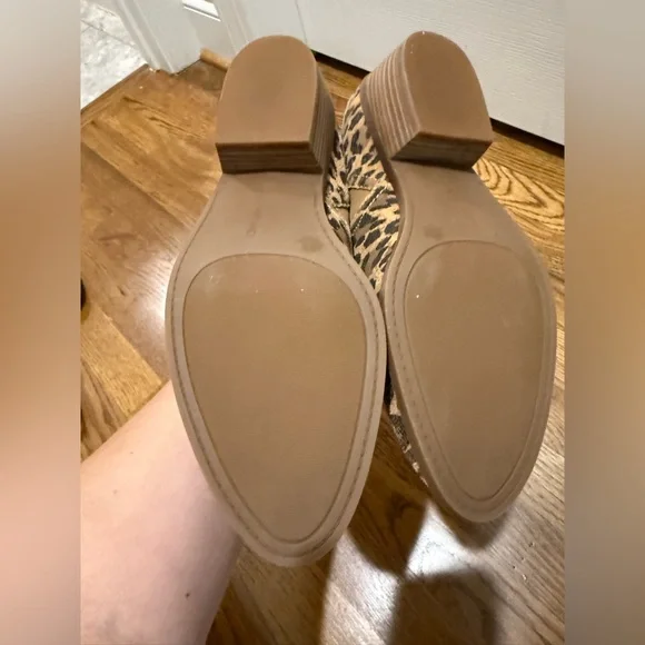 Lucky Brand Leopard Print Ankle Booties size 9.5 - Picture 5 of 9